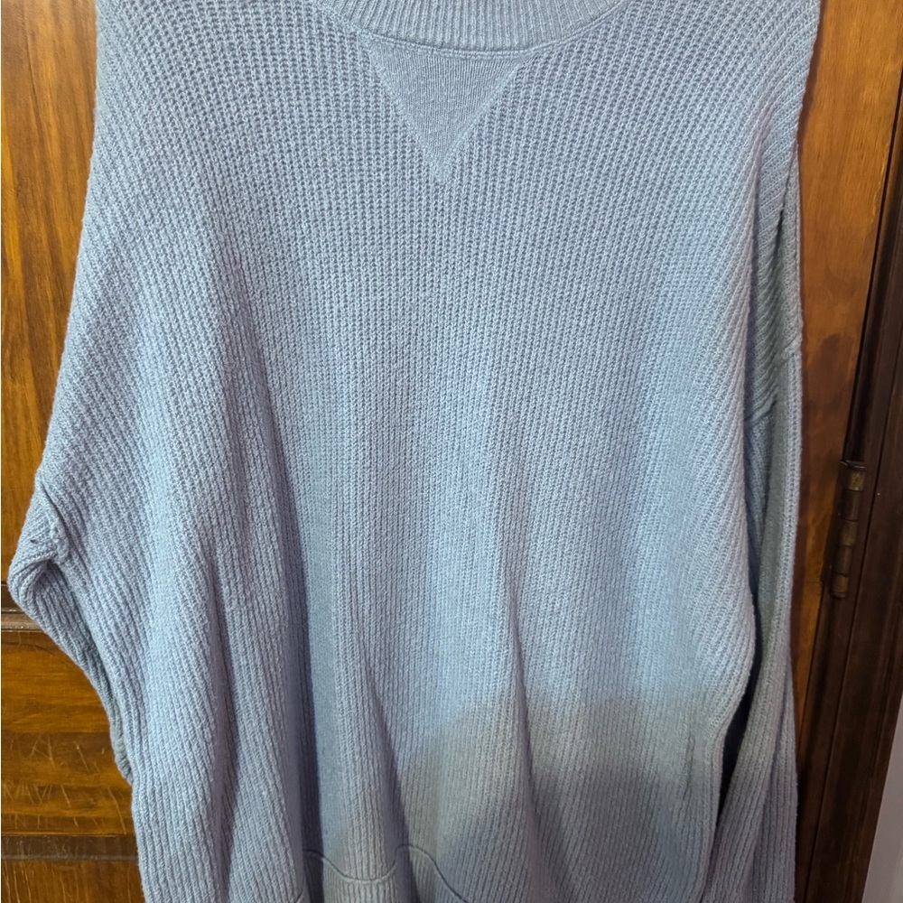 Cozy Blue Knit Sweater